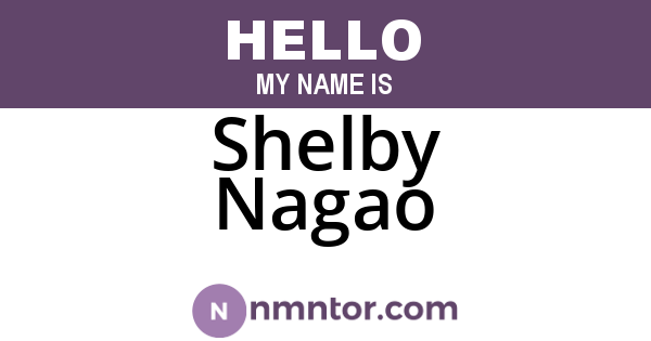 Shelby Nagao
