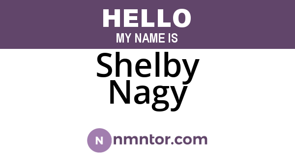 Shelby Nagy