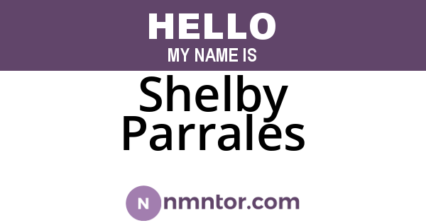Shelby Parrales