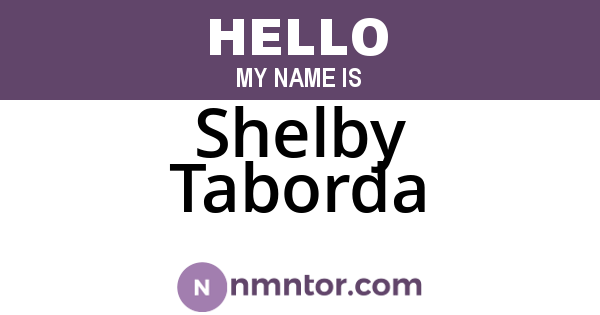 Shelby Taborda