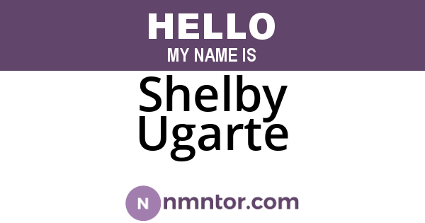 Shelby Ugarte
