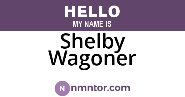 Shelby Wagoner