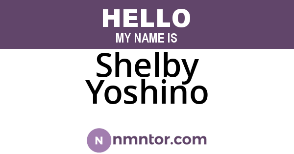 Shelby Yoshino