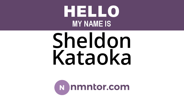 Sheldon Kataoka