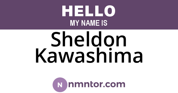 Sheldon Kawashima