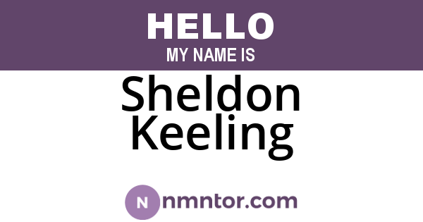 Sheldon Keeling
