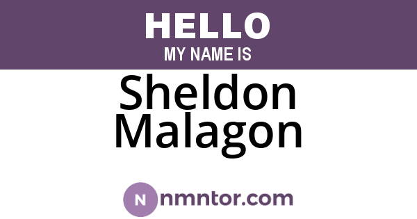 Sheldon Malagon