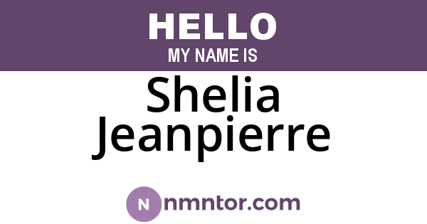 Shelia Jeanpierre