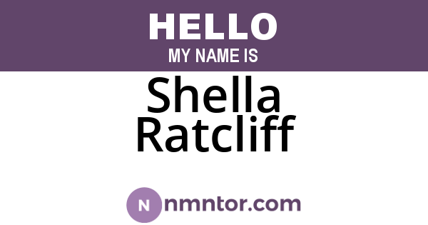 Shella Ratcliff