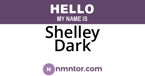 Shelley Dark