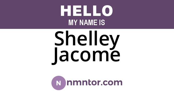 Shelley Jacome
