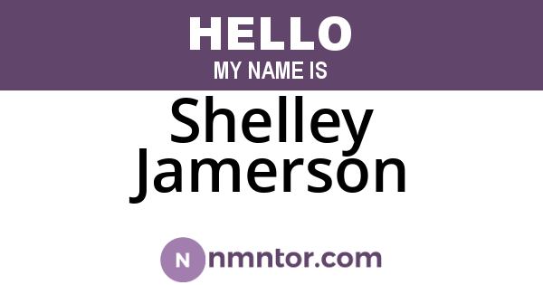 Shelley Jamerson