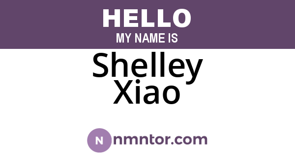 Shelley Xiao