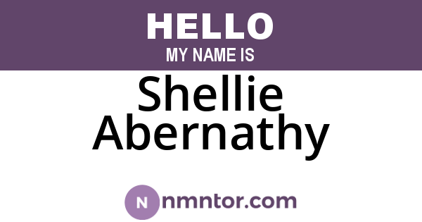 Shellie Abernathy