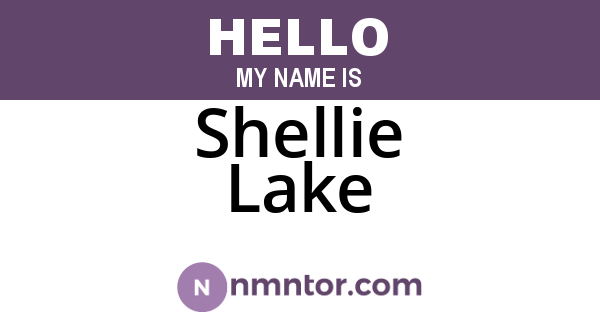 Shellie Lake