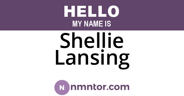 Shellie Lansing