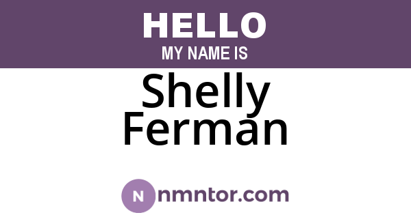 Shelly Ferman