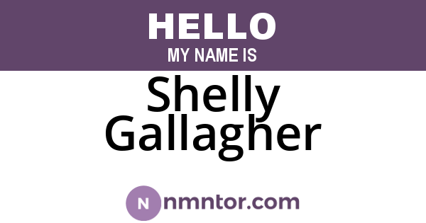 Shelly Gallagher