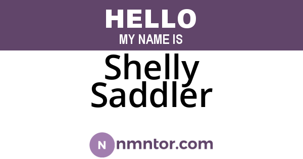 Shelly Saddler