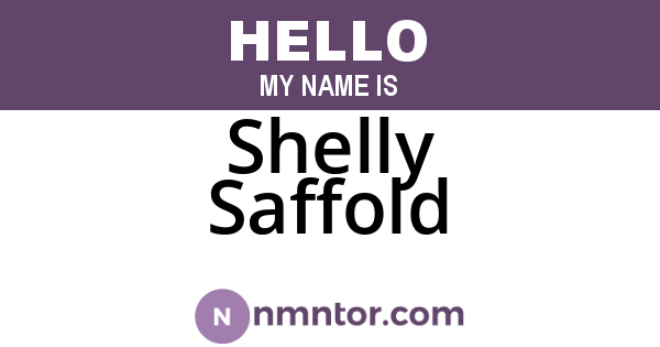 Shelly Saffold