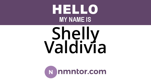 Shelly Valdivia