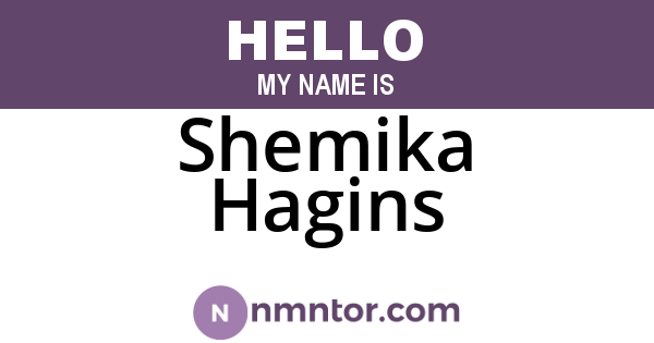 Shemika Hagins