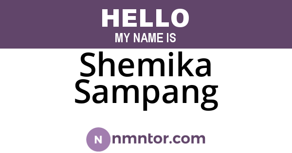 Shemika Sampang