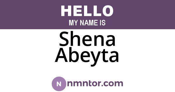 Shena Abeyta