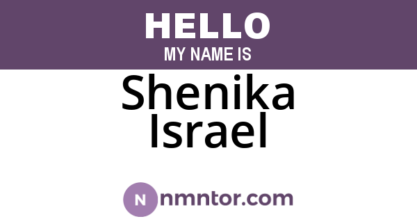 Shenika Israel