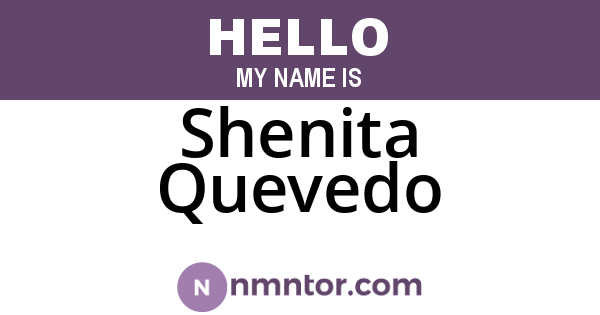 Shenita Quevedo