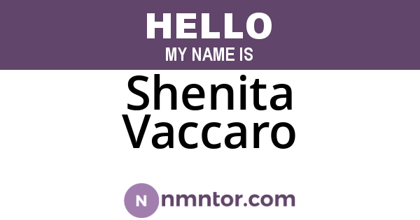 Shenita Vaccaro
