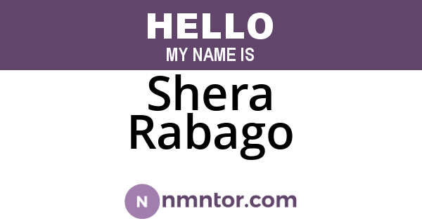 Shera Rabago