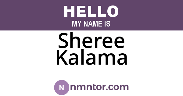 Sheree Kalama