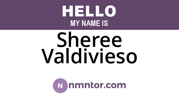 Sheree Valdivieso