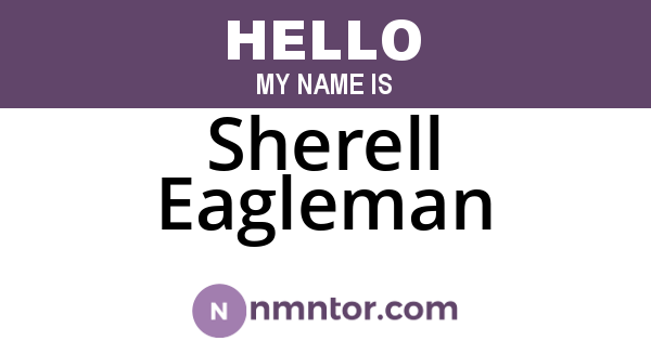 Sherell Eagleman