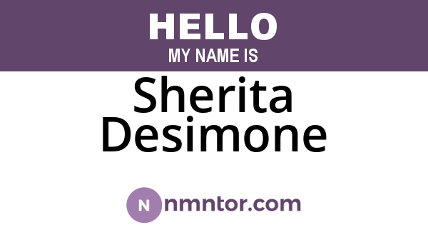 Sherita Desimone