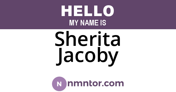 Sherita Jacoby