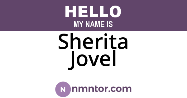 Sherita Jovel