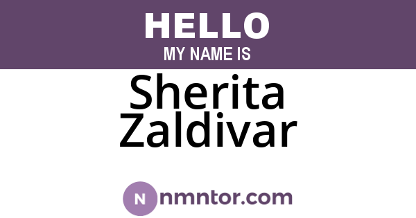 Sherita Zaldivar