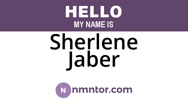 Sherlene Jaber