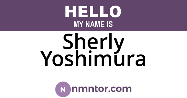 Sherly Yoshimura