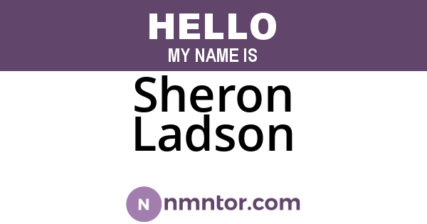 Sheron Ladson