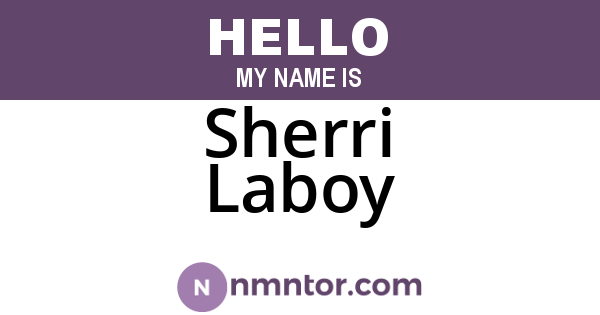 Sherri Laboy