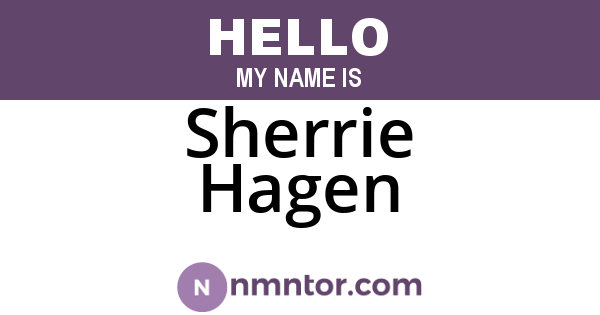 Sherrie Hagen