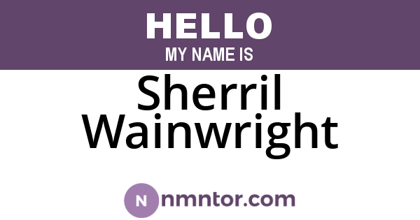 Sherril Wainwright