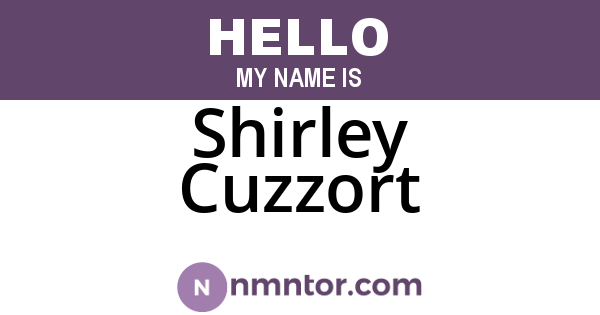 Shirley Cuzzort