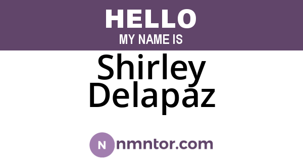 Shirley Delapaz