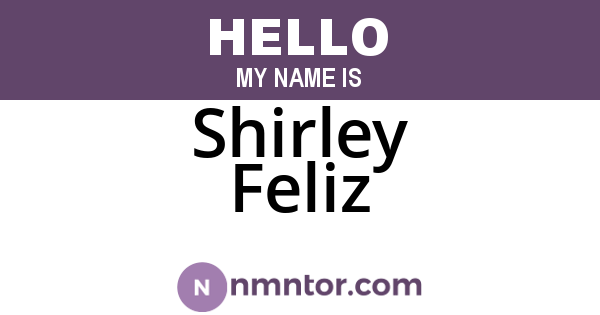 Shirley Feliz