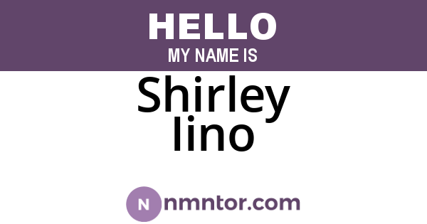 Shirley Iino