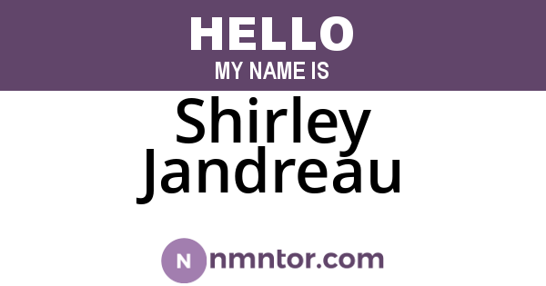 Shirley Jandreau